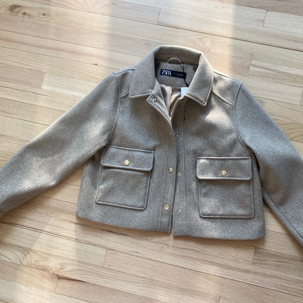 Women's Zara Wool Blazer Jacket